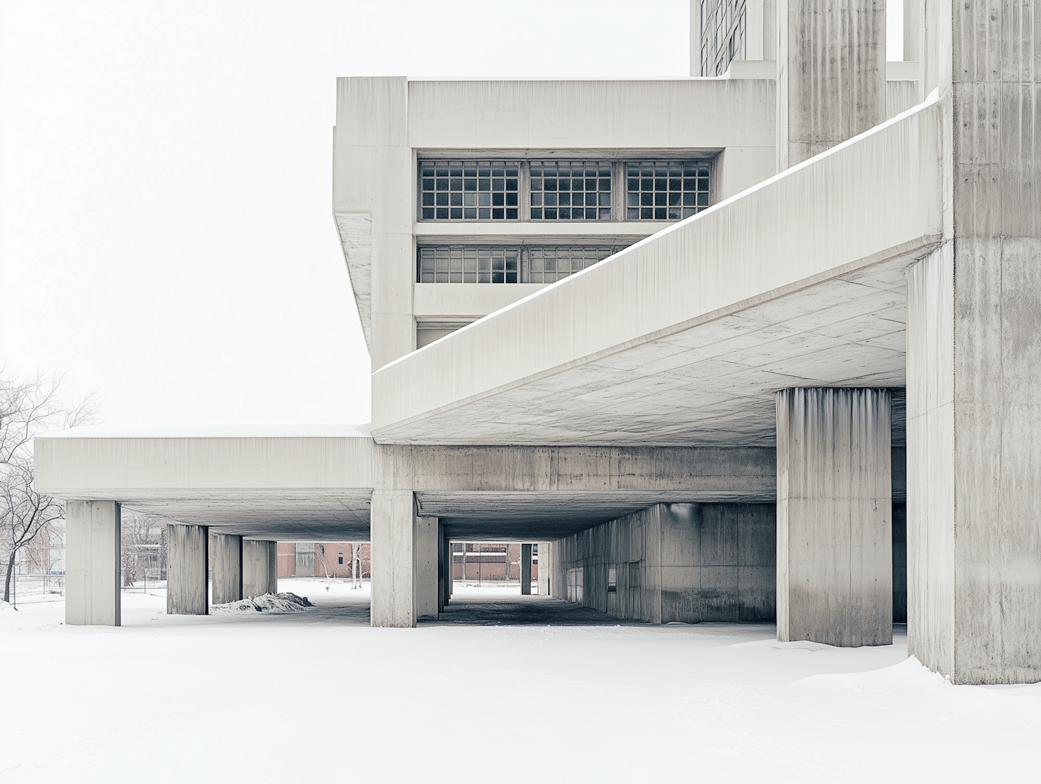 Concrete in Snow